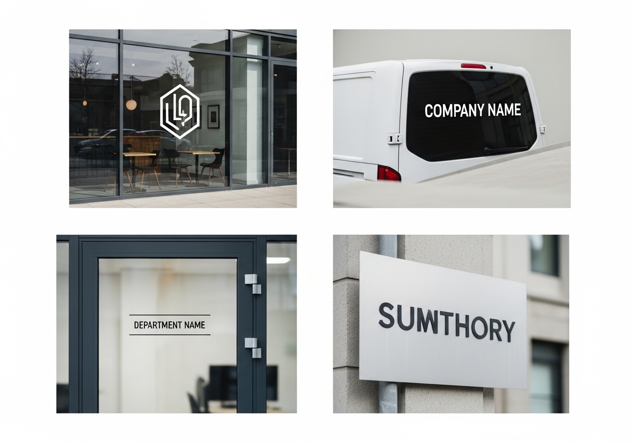 店舗・車・オフィス・看板など用途別の活用イメージ