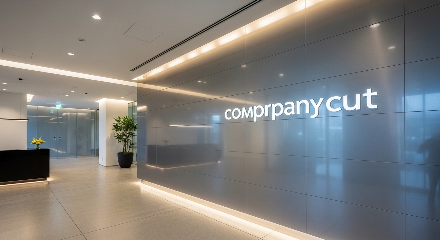 会社名・ロゴ看板用カッティングステッカー