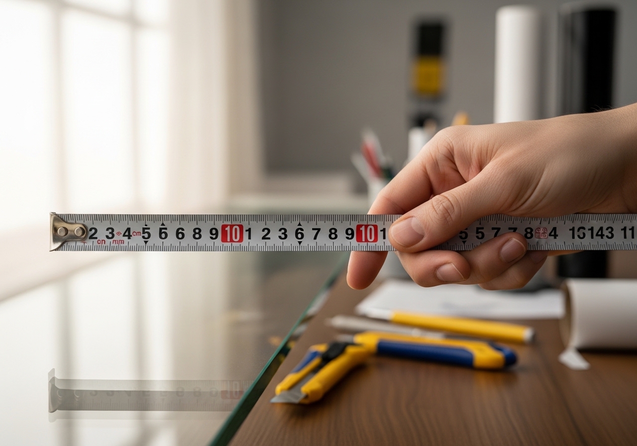 店舗ガラス サイズの決め方